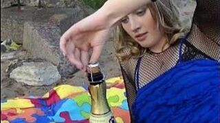 Sex on the beach with thick facial porn video