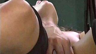 Hot amateur sex swing dildo self fucking porn video